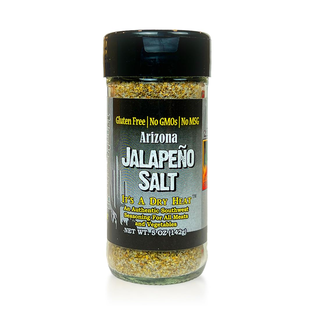 Anthony Spices Arizona Jalapeo Salt Chile Pepper Seasoning - Glass Shaker Bottle