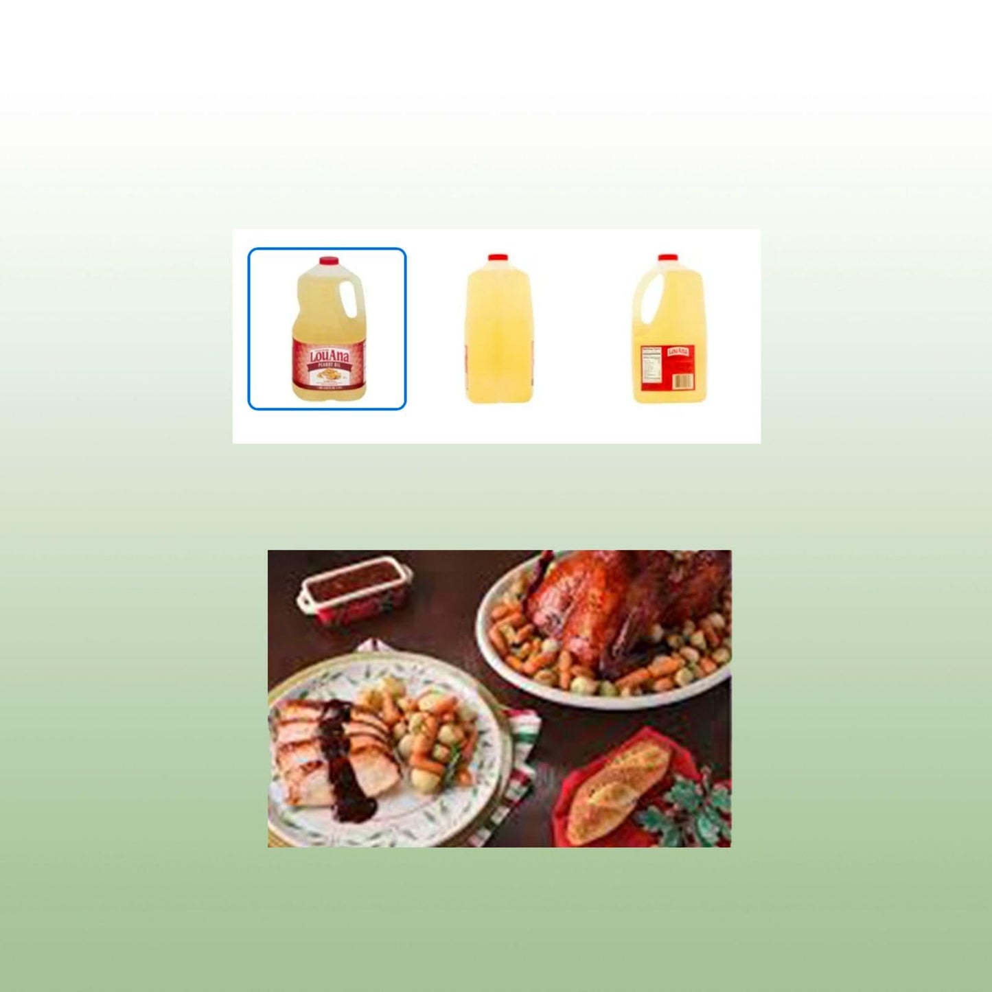 LouAna Pure Peanut Oil 1 Gallon (128 fl oz) - 2 Pack, Plastic Bottles, Ideal for Cooking and Frying