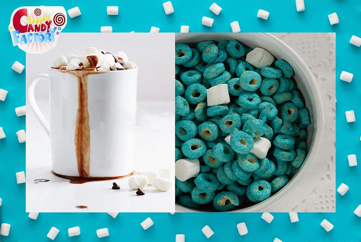 Sarah'S Candy Factory Vanilla Mini Dehydrated Marshmallows In Jar - Mini Marshmallow Bits For Hot Cocoa 2.5 Lbs