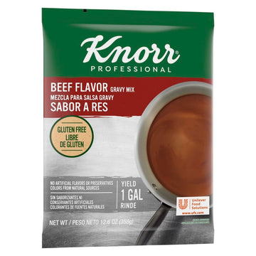 Knorr Professional Beef Gravy Mix Gluten Free, No Artificial Flavors or Preservatives, No added MSG, Dairy Free, Colors from Nat