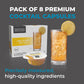 Bartesian Cocktail Mixer compact pieces Set - Long Island Iced Tea - 8 Pack - 1.4 Fl Oz