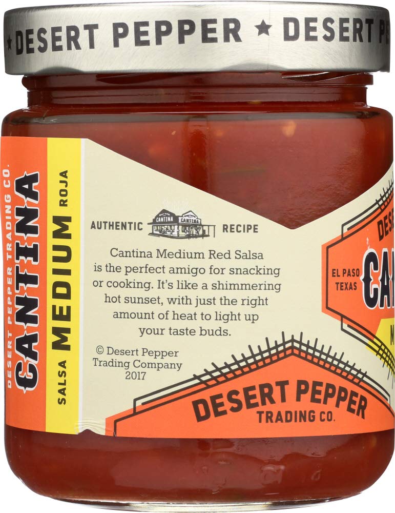 Desert Pepper Trading - Cantina Salsa - Medium Red - Case of 6 - 16 oz(D0102HXWP98.)