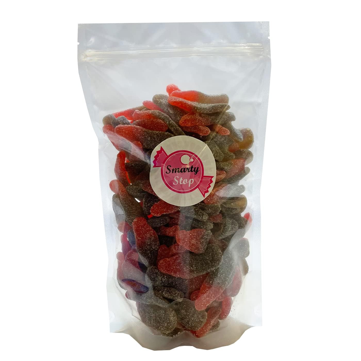 Smarty Stop Sour Cola Bottle Gummy Candy (2.5 Pound (Pack Of 1), Cherry)