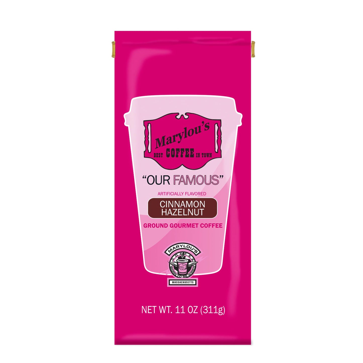 Marylous Coffee Cinnamon Hazelnut Flavored Ground Coffee - 11 oz