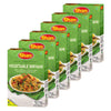 Shan Vegetable Biryani Recipe & Seasoning Mix 45g (1.58oz) Pack of 6 - Spices Blend for Vegetable Biryani - Suitable for Vegetar