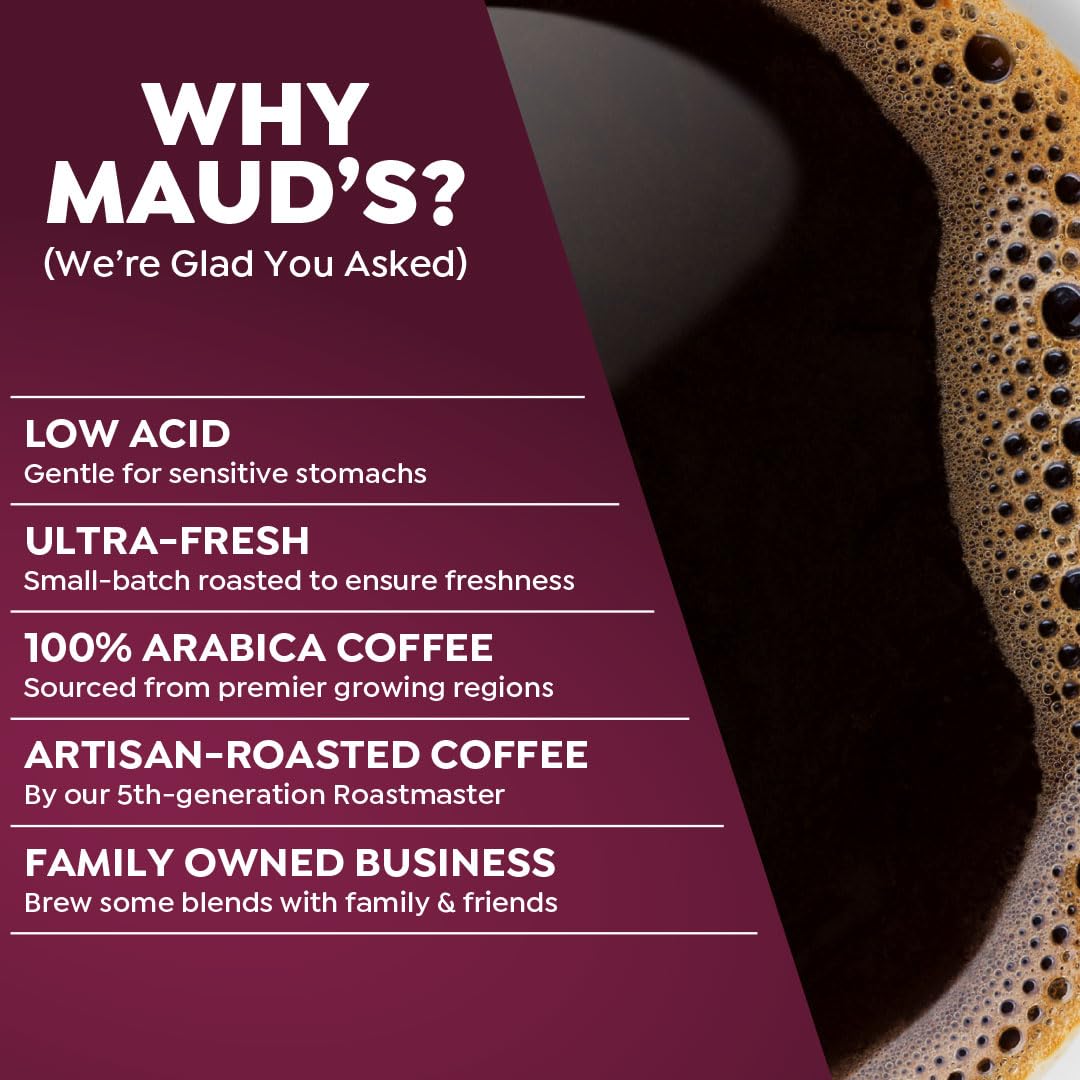 Maud'S Chicory Dark Roast Coffee Pods, 18 Ct | Chic-Chic Hooray Chicory Coffee | 100% Arabica Dark Roast Coffee | Solar Energy P
