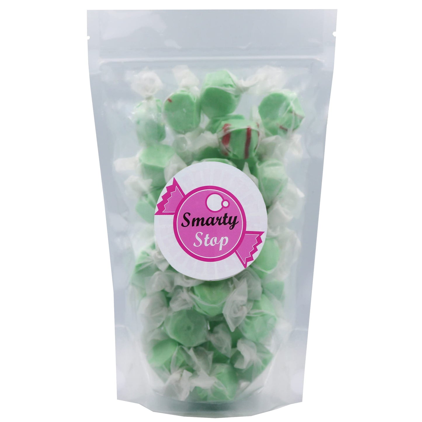 Gourmet Soft And Chewy Salt Water Taffy Candies - Individually Wrapped - Bulk Bags (Pistachio, 2 Pound (Pack Of 1))