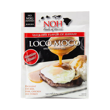 NOH Foods Hawaiian Seasoning Packets - Loco Moco Brown Gravy - 1.5 oz, Pack of 3