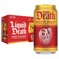 Liquid Death, Rest in Peach Iced Tea, 12-Pack (12 oz Cans), Peach Flavored Back Tea, Low Calorie, No Artificial Sweeteners, B12 