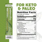 Paleovalley 100% Grass Fed Jalapeno Beef Sticks - Delicious Gluten Free Beef Snack - High Protein Keto Friendly