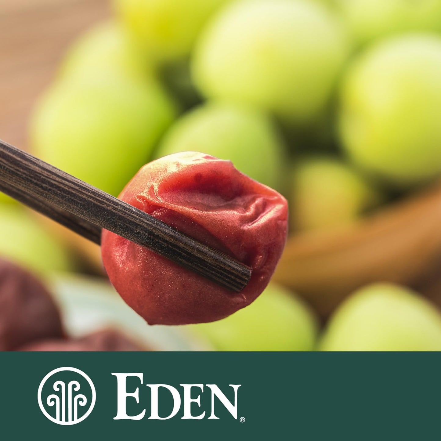 Eden Umeboshi Plum, Japanese Pickled Plum, Wakayama Grown, Whole, Traditionally Made in Japan, No MSG, No Chemical Additives, 7.