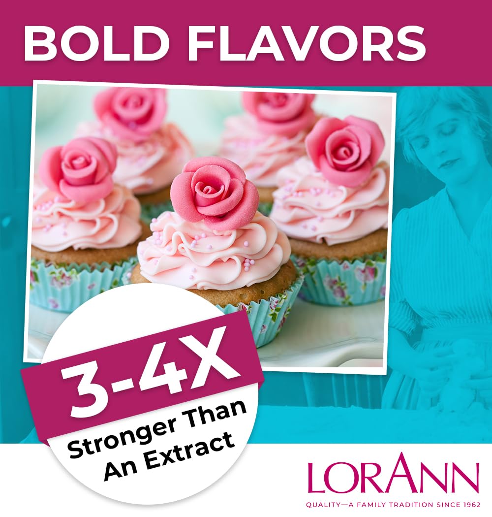 LorAnn Oils Super Strength Flavoring - Cotton Candy, 0.125 fl oz, 4X Stronger Than Extracts, Ideal for Candy Making and Baking