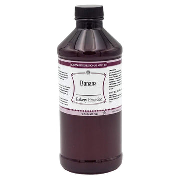Lorann Oils Banana Bakery Emulsion: True Banana Emulsion, Ideal For Boosting Fruit Tones In Cakes, Cookies & Desserts, Gluten-Fr