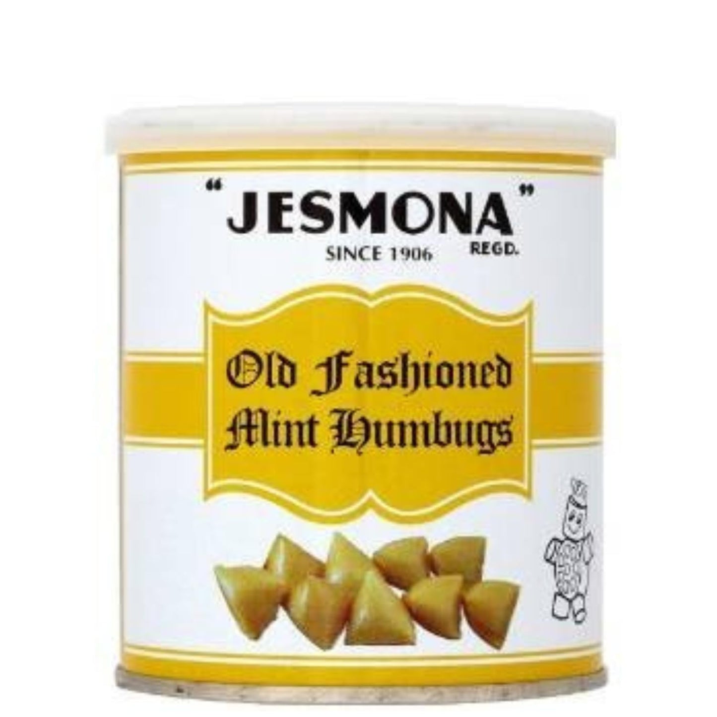 Jesmona Old Fashioned Mint Humbugs Candy | Imported from UK | Classic British Sweets for Birthday & Holiday | Gift English Toffe