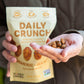 Daily Crunch Sprouted Almonds, 5 Ounce Resealable Bags (Golden Goodness, 2 Pack) - Savory Spices, Sea Salt And Turmeric, Sproute