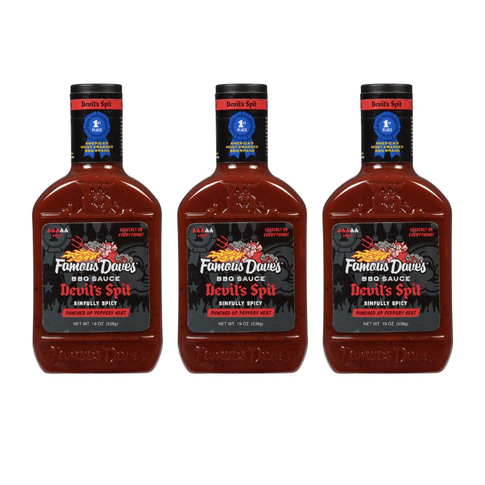 Famous Dave's - 3 pck, Devil's Spit BBQ Sauce (57 oz.)