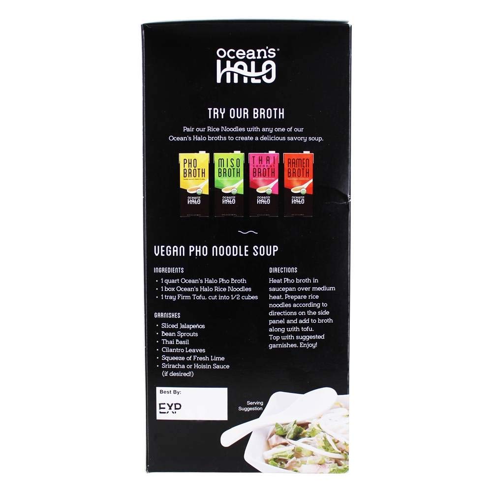Oceans Halo Organic and gluten-free Ingredients Rice Noodles 6.3 oz 3 pack