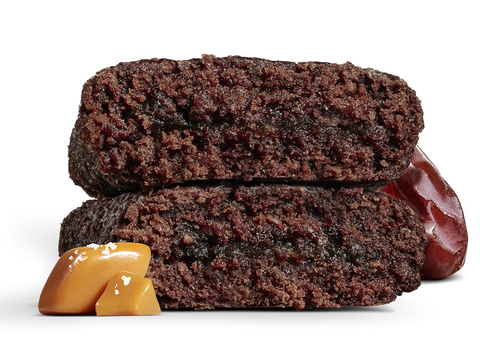 Natures Bakery Salted Caramel Brownie Bars, Whole Grains, Dates, And Cocoa, Plant Based, Dairy-Free, Snack Bar, 6 Count (Pack Of