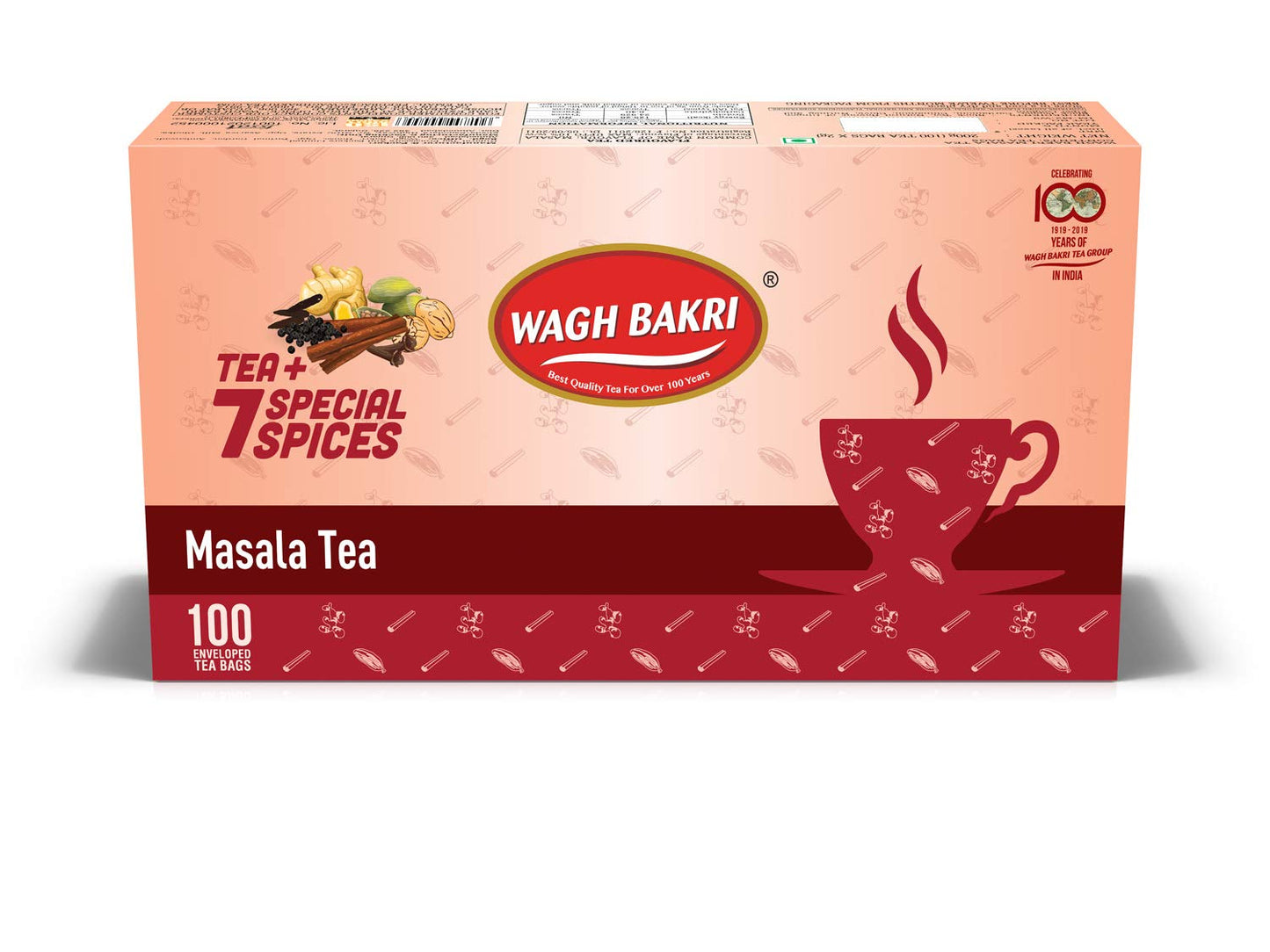 Wagh Bakri Masala Chai Tea Bags,200 Grams