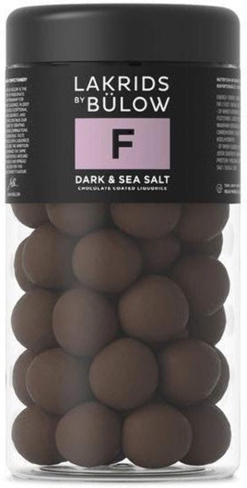 LAKRIDS BY BÜLOW Dark & Sea Salt Chocolate Coated Gourmet Licorice 10.4 OZ