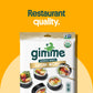 gimMe Sushi Nori 100% Organic Roasted Seaweed 50 Sheets in Resealable container, 50 count (Pack of 1)