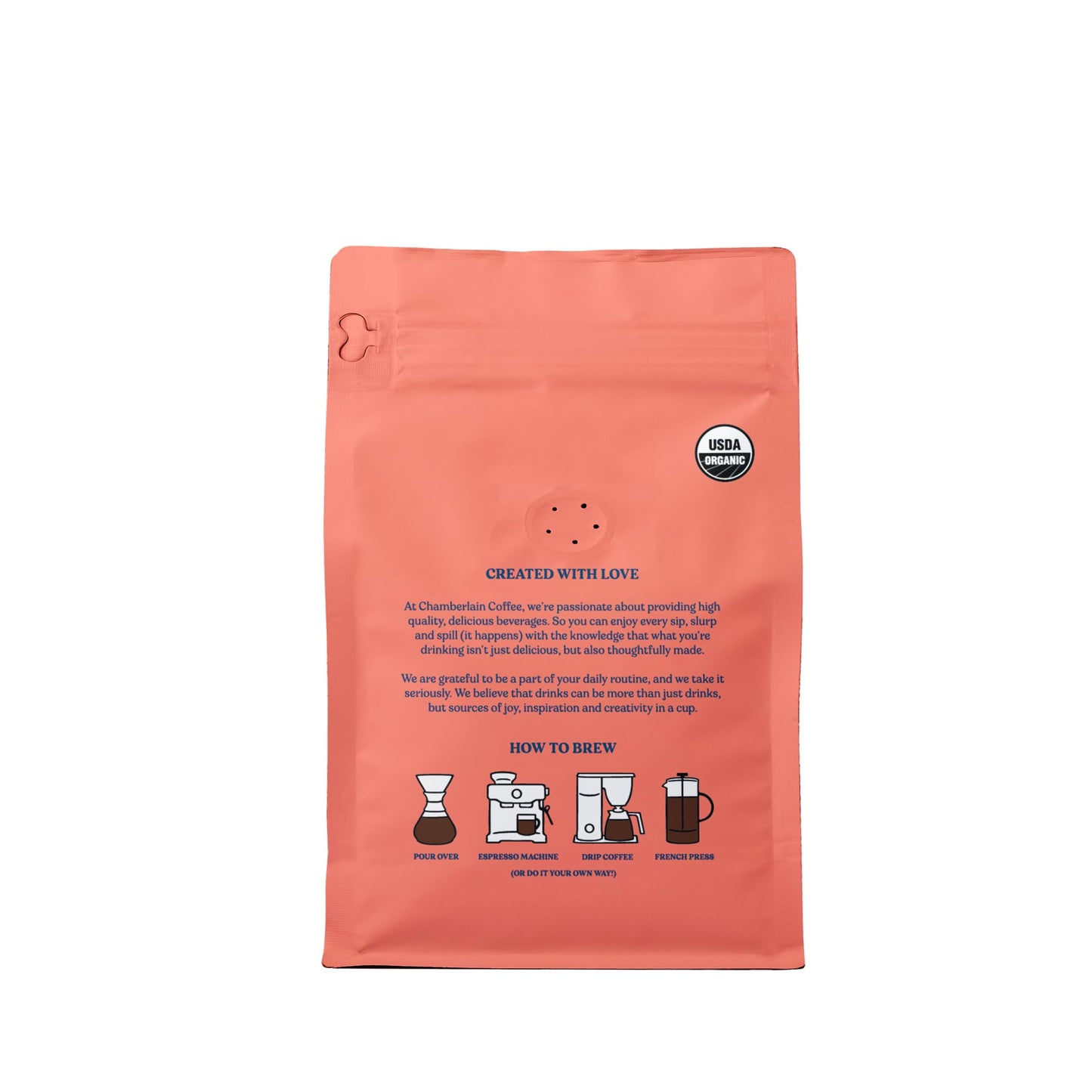 Chamberlain Coffee Social Dog Blend - Organic Whole Bean Coffee, 12oz, Model CC01CWSDXX