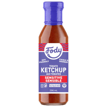 Fody Foods Vegan Tomato Ketchup, Low FODMAP Certified, Non-GMO, 2 Pack