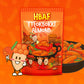 [Official Gilim Hbaf] Korean Seasoned Spicy Tteokbokki Almonds Nut Snack, Korean Rice Cake Chili Sauce | School, Work, Travel Sn