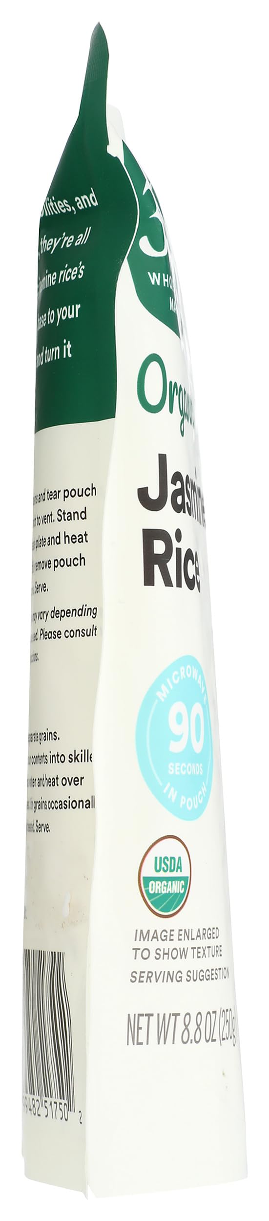 365 by Whole Foods Market Organic Jasmine Rice, 90-Second Microwave Pouch, 9 Ounce