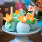 Jevenis 30 Pcs Glittery Moana Inspired Cupcake Toppers Moana Cake Toppers Hawaiian Birthday Party Decoration For Tropical Luau S