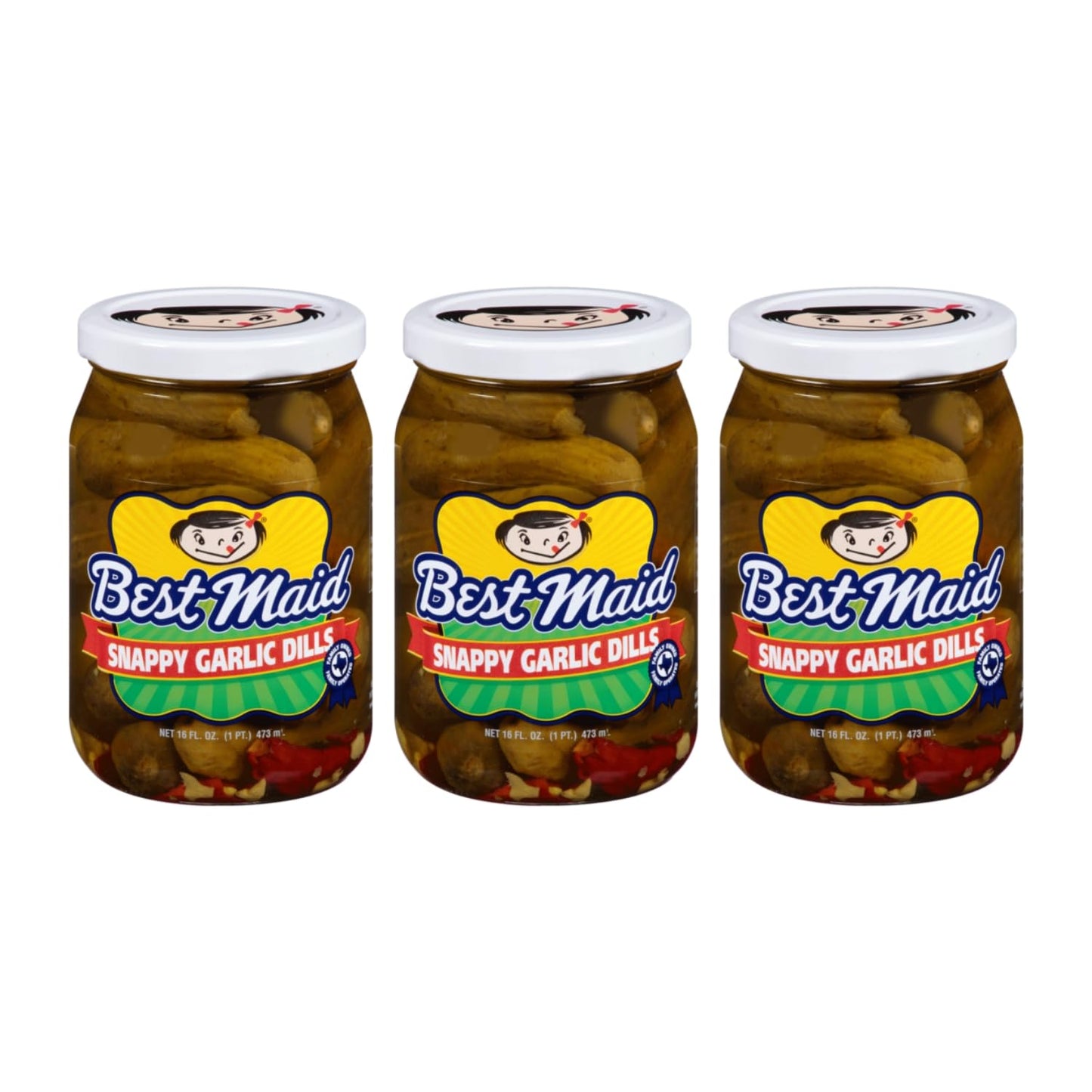 Best Maid Pickles - 9-Item Assortment of Dill, Sweet, Bread & Butter, Okra, and Specialty Pickles - 3 or 6 Packs (3 Pack, ''Snap