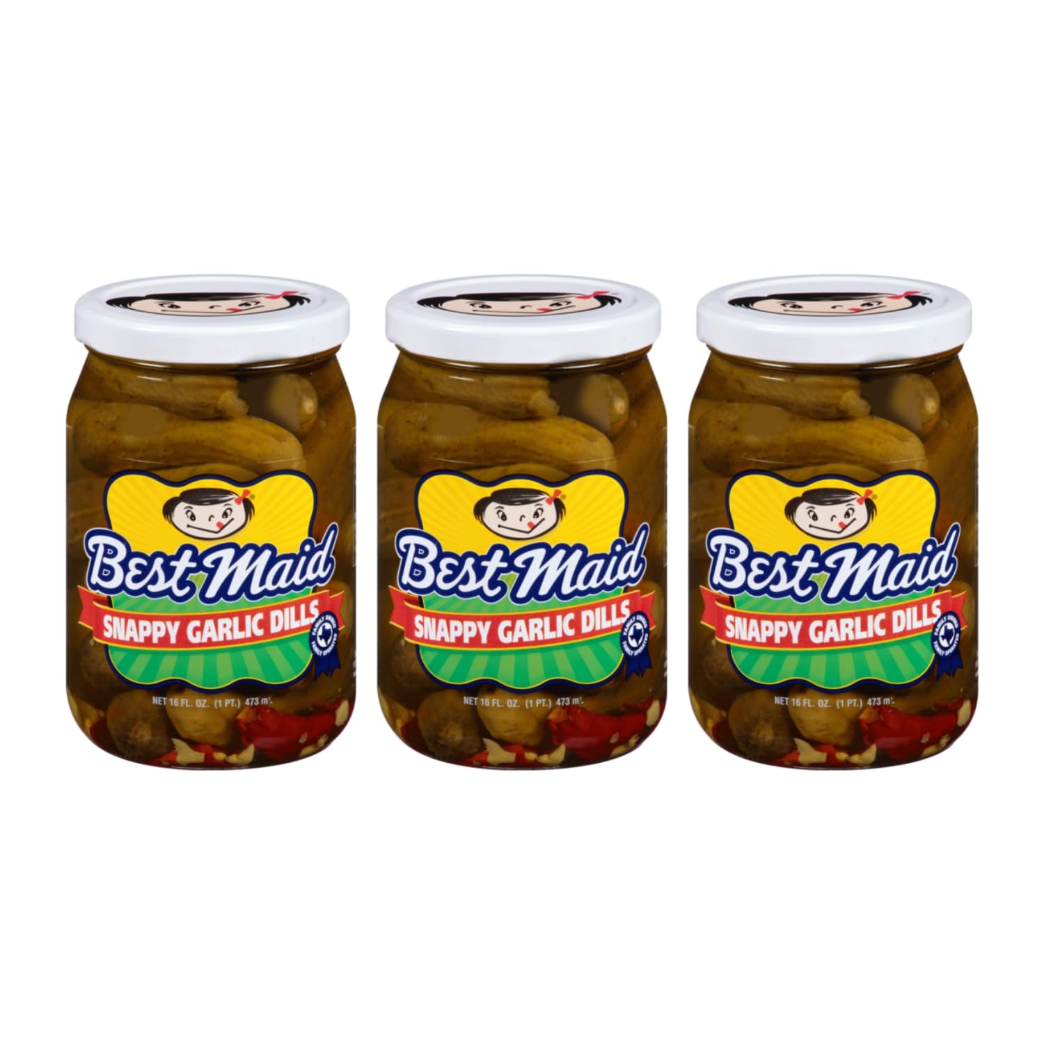 Best Maid Pickles - 9-Item Assortment of Dill, Sweet, Bread & Butter, Okra, and Specialty Pickles - 3 or 6 Packs (3 Pack, ''Snap