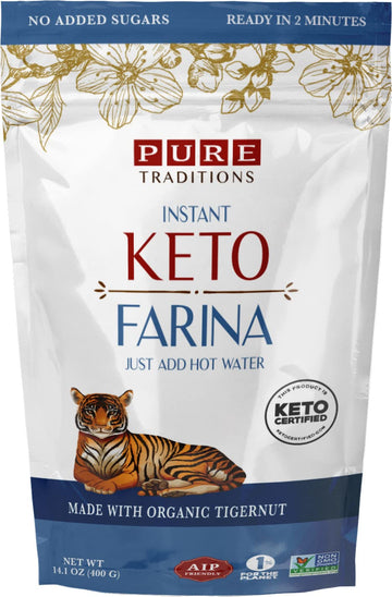 Instant Farina, AIP Friendly, Certified Paleo, Gluten & Grain Free (14 Ounce)