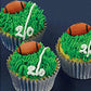 24 Pc - Sport Theme Edible Sugar Cake Cupcake Cookie Toppers Decorations (Football)