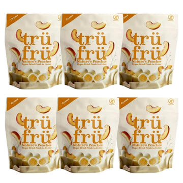 Tru Fru Hyper-Dried Peaches & Crme - 4.2oz (Pack of 6)