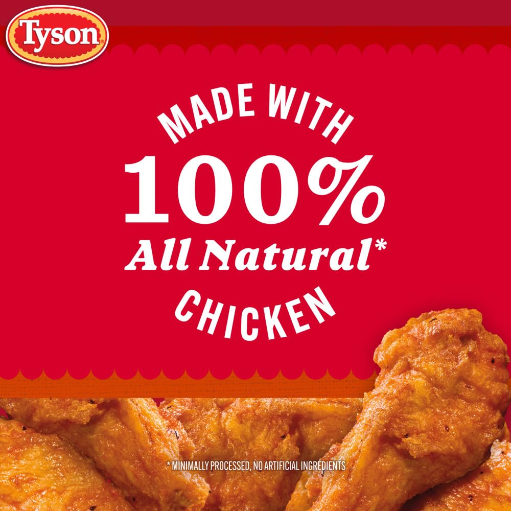 Tyson Anytizers Buffalo Style Bone-In Chicken Wings, 22 oz. (Frozen)