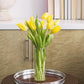 Kabloom Flowers -Valentine'S Day Collection - 10 Yellow Tulips With Vase, Gift For Birthday, Sympathy, Anniversary, Get Well, Th