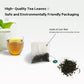 RIANTEA Organic Jasmine Green Tea Bags - 100% Natural Whole Leaf, Low Caffeine, Non-GMO, 36 Counts