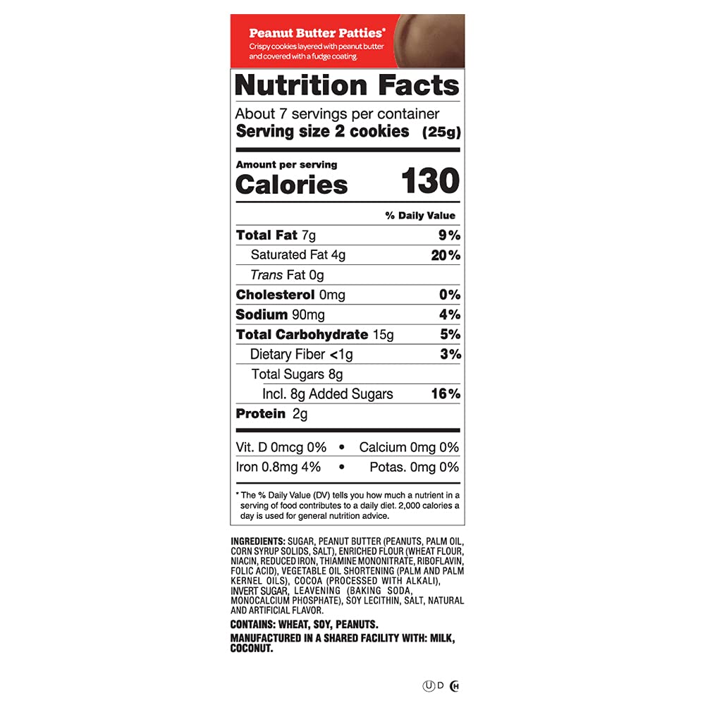 Girl Scout Cookies Peanut Butter Patties (Pack Of 4)