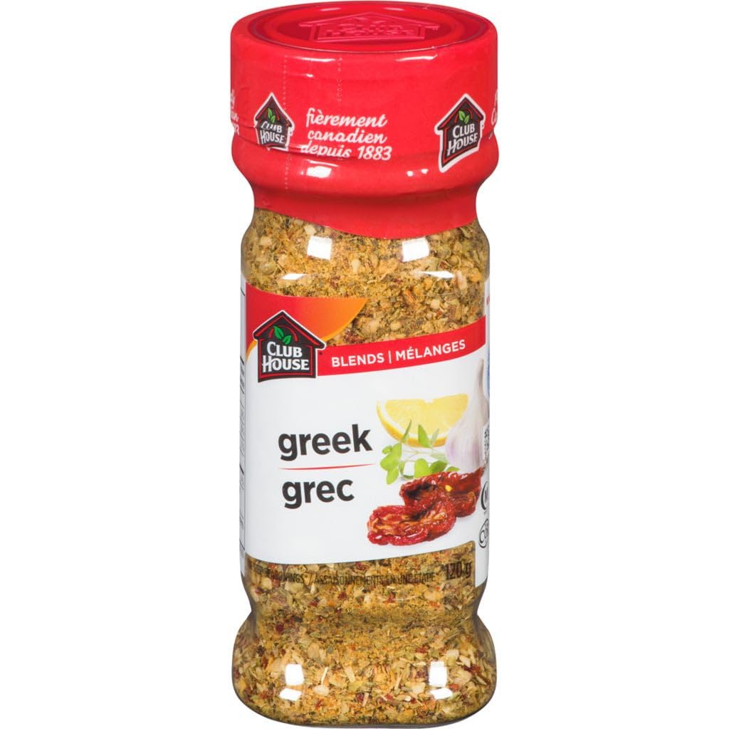 CLUB HOUSE One Step Seasoning, Greek 120g/4.2 oz. (Imported from Canada)