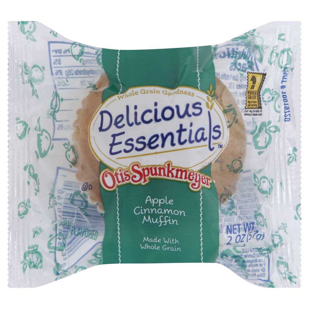 Otis Spunkmeyer Whole Grain Individually Wrapped Cinnamon Muffin, 2 Ounce -- 72 per case.