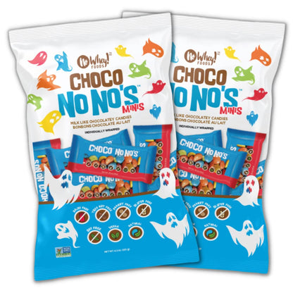 Choco No No s Minis (2 Pack) | Allergy Friendly, Vegan Chocolate Halloween Candy | Dairy Free, Nut Free, Peanut Free, Gluten Fr