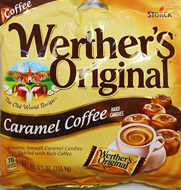 Werther's Original Caramel Coffee Hard Candies 70 Calories per Serving (5.5 Ounce, 2-Pack)