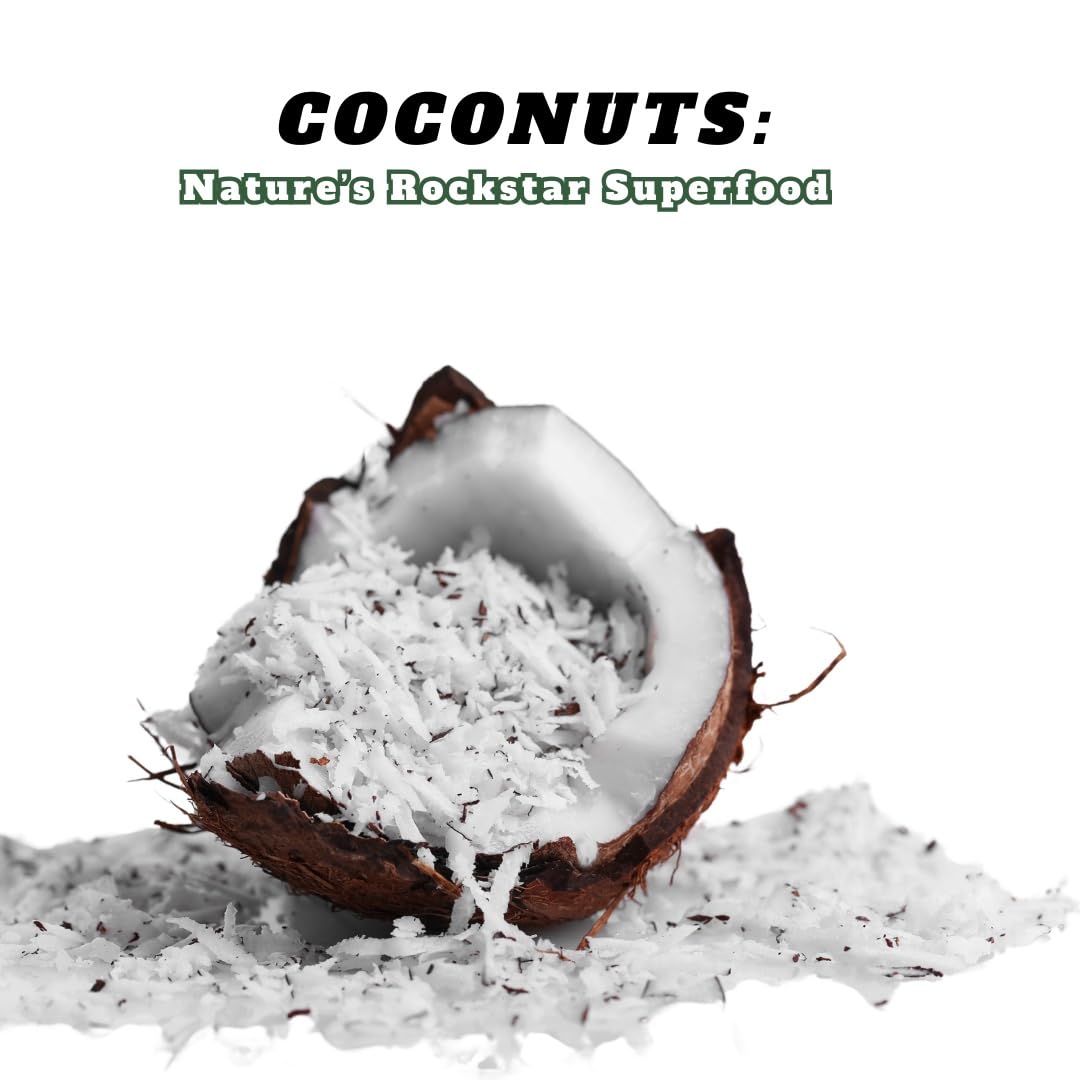 Roasted Coconut Crackers - Vegan Snack & Gluten Free Cracker Made with 100% Real Coconut - Organic, Dairy Free, Non-GMO, Lightly
