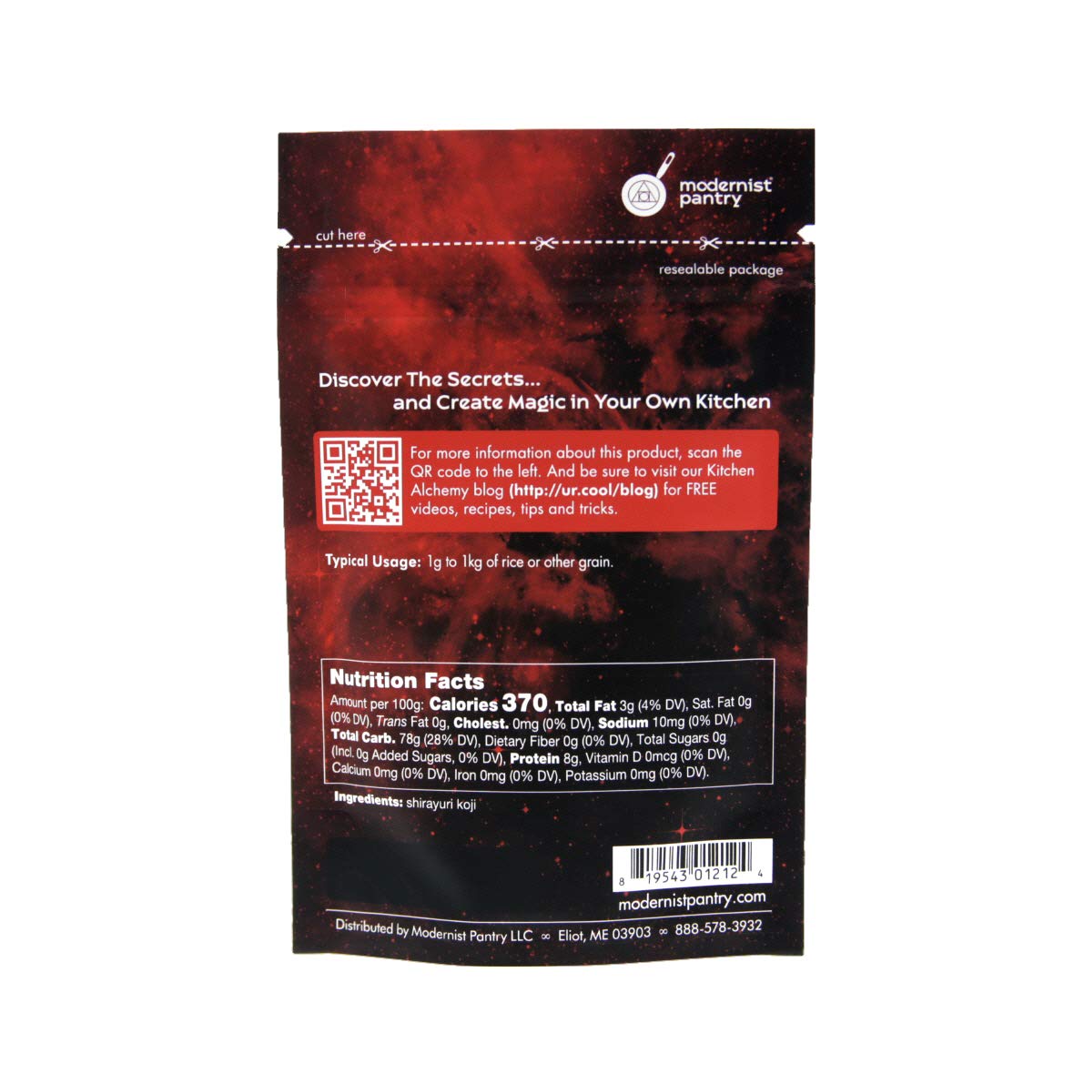 Modernist Pantry Shirayuri Koji Spores Gluten-Free Vegan 10g/0.35oz