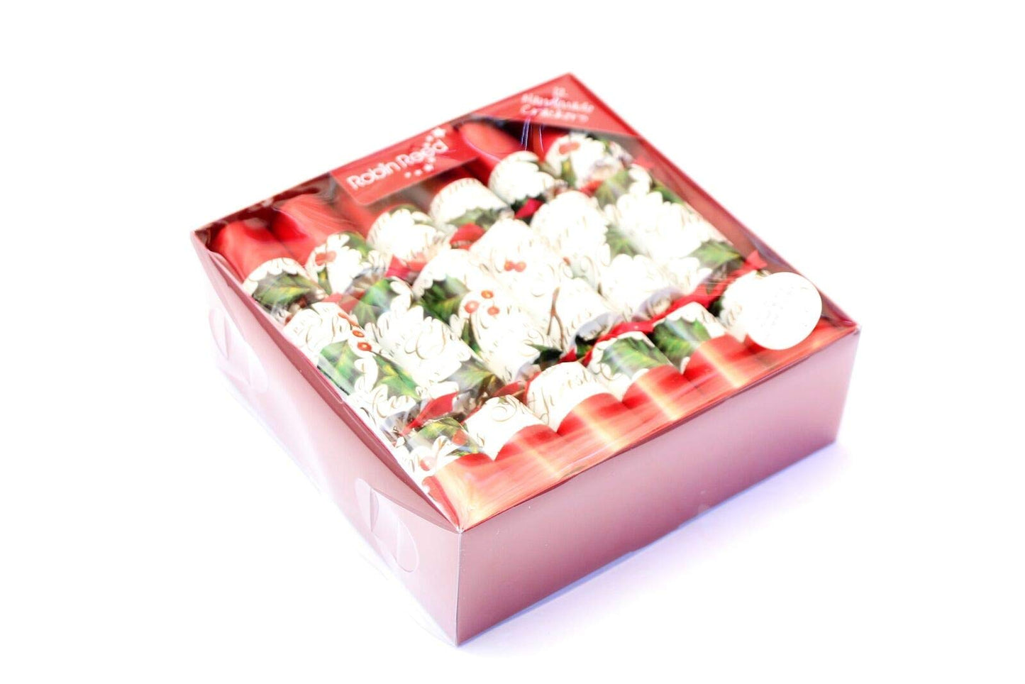 Bundle of 12 Bows & Berries Holiday Crackers by Robin Reed