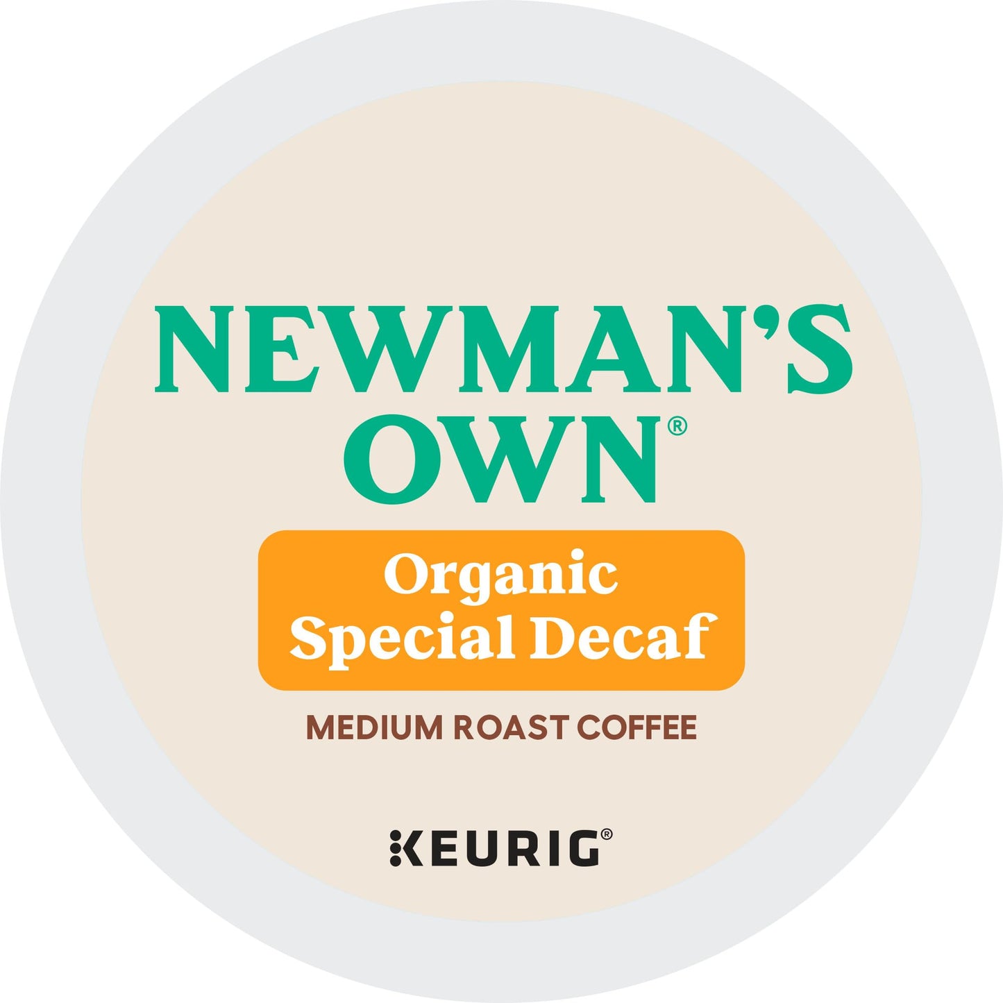 Newmans Own Organics Special Blend Decaf Coffee K-Cup Pods, Medium Roast, 72 Count, 12 Count (Pack of 6)