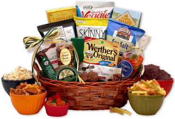 Health Conscious Sugarfree Gift Basket - Sugar-Free Chocolate And Candy