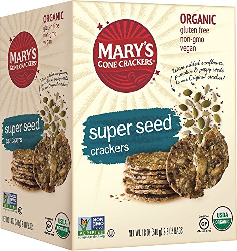 Mary'S Gone Crackers Cracker, Super Seed, 18 Ounce (Packaging May Vary)