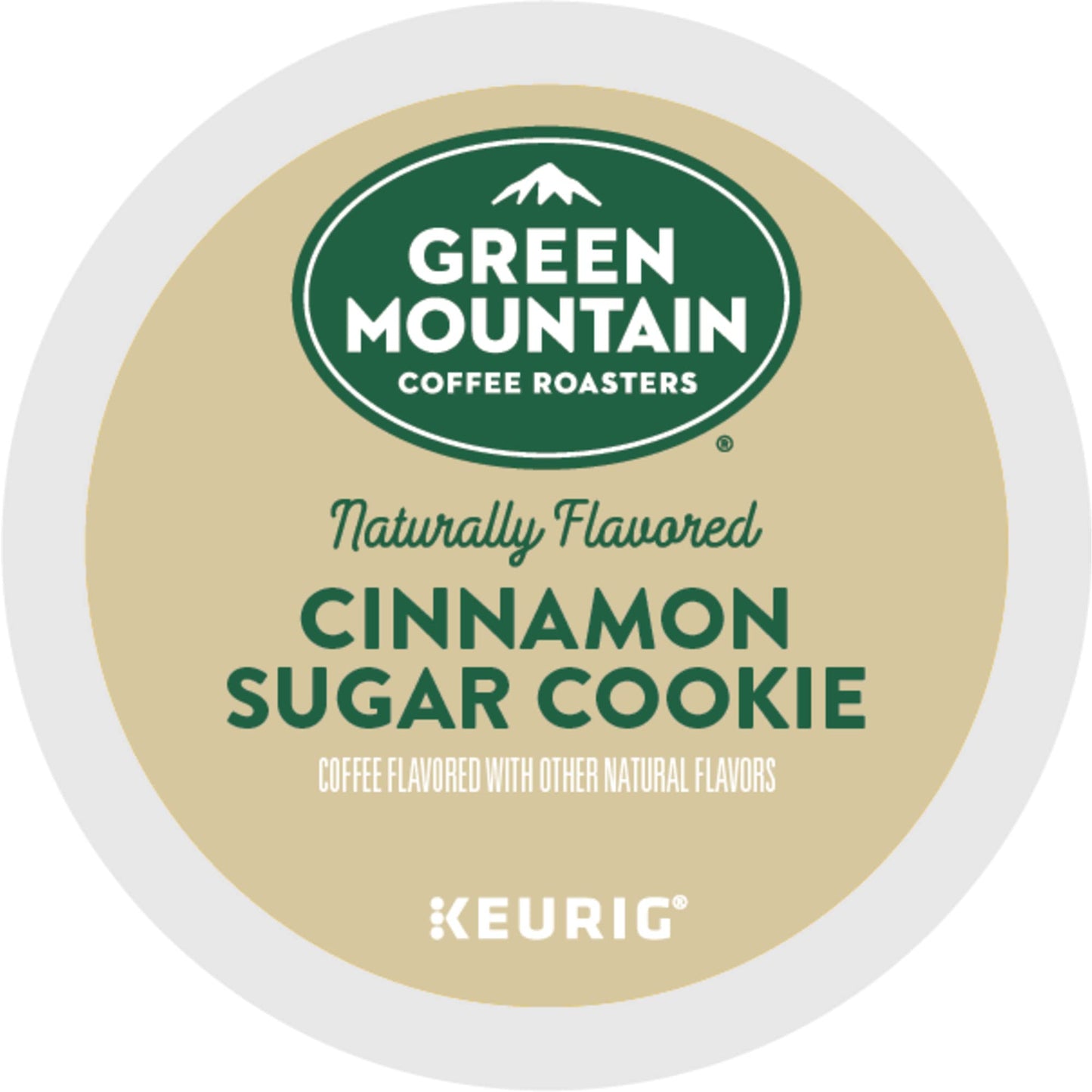 Green Mountain Coffee Roasters Cinnamon Sugar Cookie Coffee, Keurig Single Serve K-Cup Pods, 72 Count